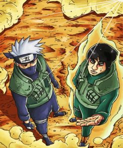 Might Guy And Kakashi Paint By Number