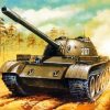 Military Tank Art paint by numbers