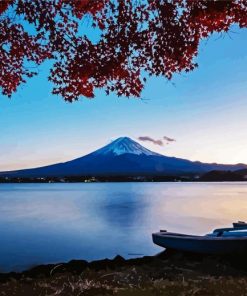 Mt Fuji Sundown Paint By Number
