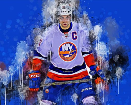 NY Islanders Player Art Paint By Number