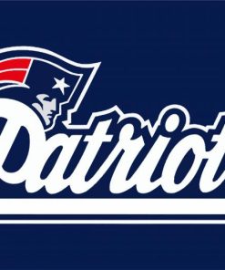 New England Patriots Logo Paint By Number