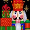 Nutcracker Holding Gifts Paint By Number