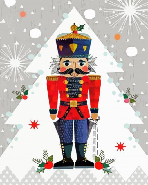 Nutcracker Illustration Paint By Number