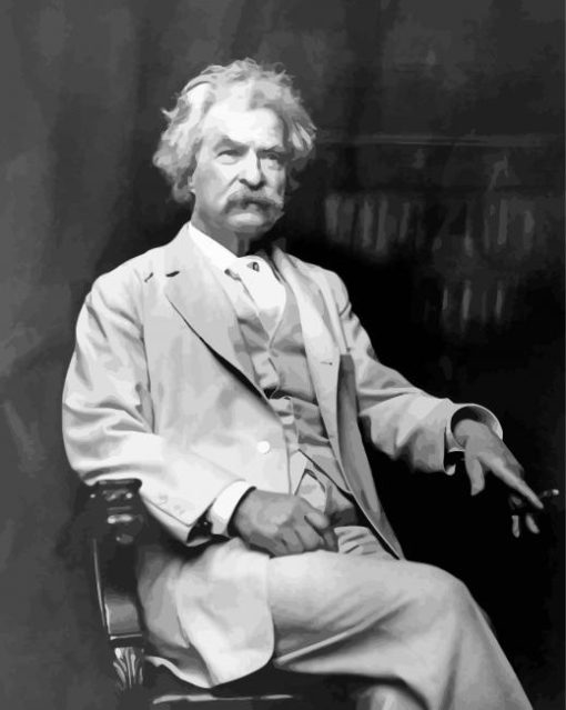 Old Mark Twain Paint By Number