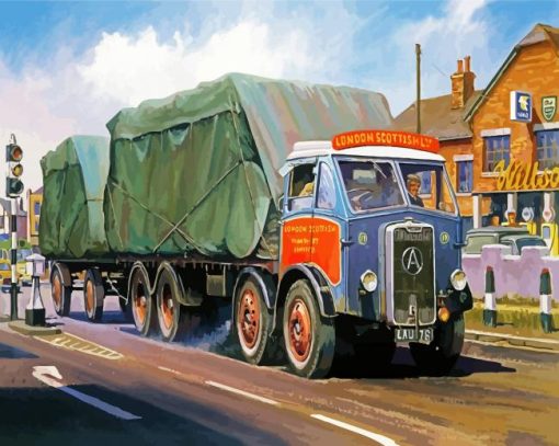 Old Lorry Paint By Number