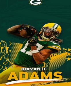 Packers Davante Adams Poster Paint By Number