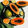 Papaya And Citrus Orange Paint By Number