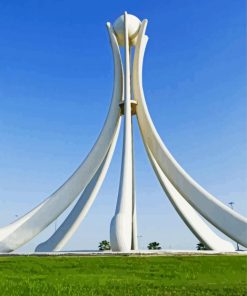 Pearl Roundabout Bahrain paint by numbers