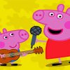 Peppa Pigs Musicians paint by numbers