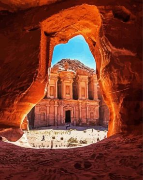 Petra Historical Place paint by numbers