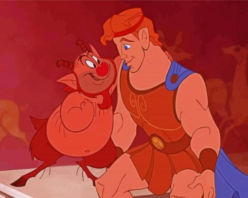 Phil And Hercules paint by numbers