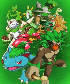 Pokemon Anime paint by numbers