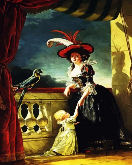 Elisabeth The Duchess Of Parma Portrait Paint By Number