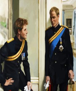 Prince William And Harry paint by numbers