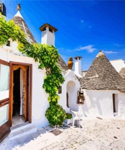 Puglia Houses Paint By Number
