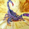 Purple Scorpion paint by numbers