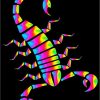 Rainbow Scorpion paint by numbers