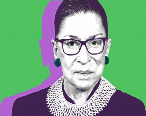 Ruth Bader Ginsburg Lawyer Paint By Number