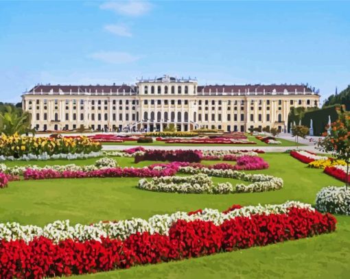 Schönbrunn Palace Wien Paint By Number