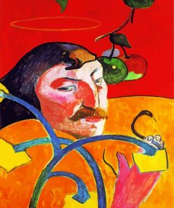 Self Portrait With Halo Gauguin Art Paint By Number