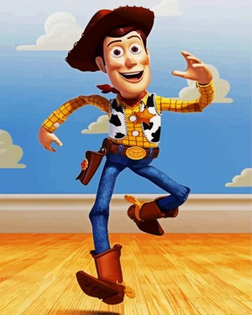 Sheriff Woody Toy Story paint by numbers