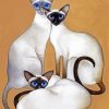 Siamese Cat Family Paint By Number