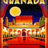 Spain Granada Poster Paint By Number