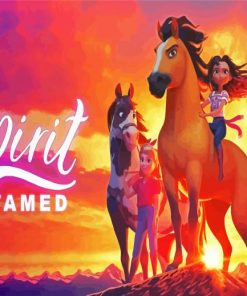 Spirit Untamed Animated Movie paint by numbers