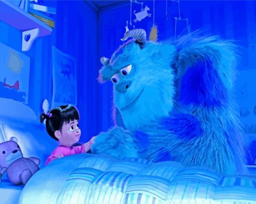 Sully And Boo paint by numbers