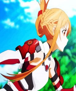 Sword Art Online Asuna Character paint by numbers