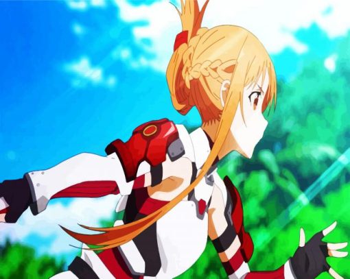 Sword Art Online Asuna Character paint by numbers