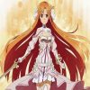 Sword Art Online Asuna Anime Character paint by numbers