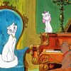 The Aristocats Playing Piano Paint By Number