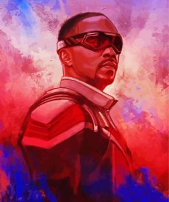 The Falcon Captain America Paint By Number