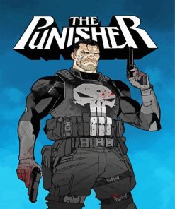 The Punisher Poster paint by numbers
