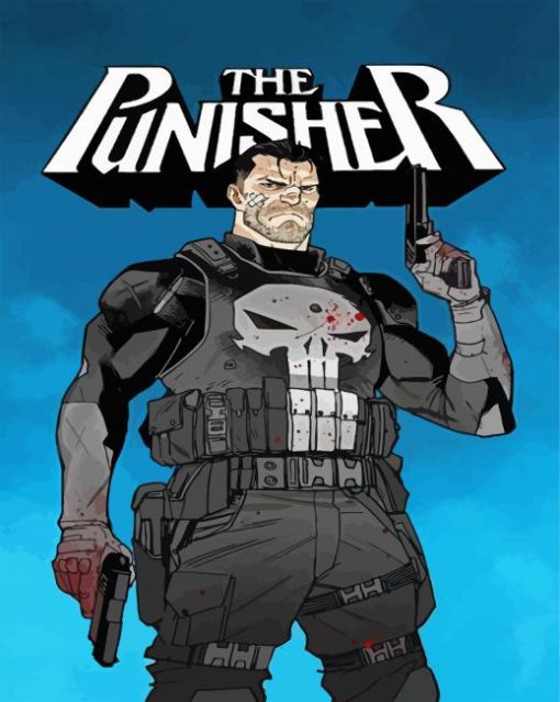 The Punisher Poster paint by numbers