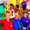 The Wiggles Group paint by numbers