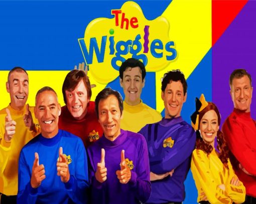 The Wiggles Members paint by numbers