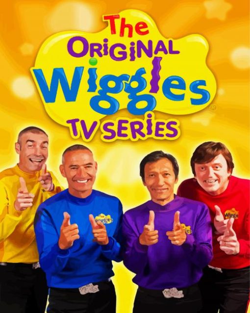 The Wiggles Poster paint by numbers