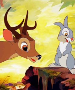Thumper and Deer paint by numbers