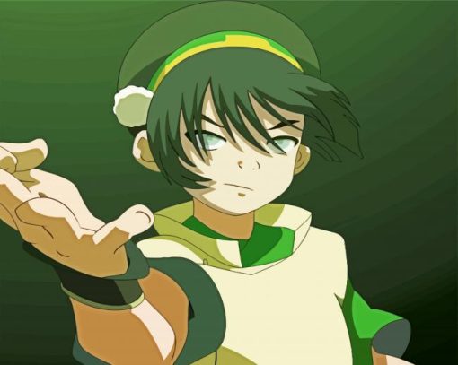 Toph Beifong Avatar paint by numbers