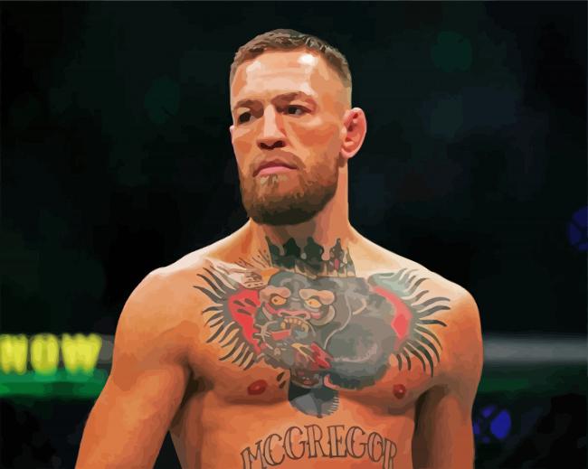 UFC Conor McGregor paint by numbers