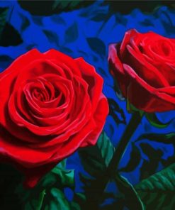 Velvet Roses paint by numbers