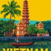 Vietnam Poster Paint By Number