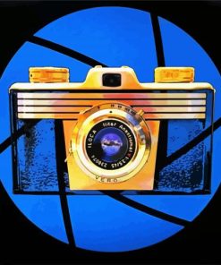 Vintage Camera paint by numbers