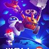 Wall E Film Poster paint by numbers