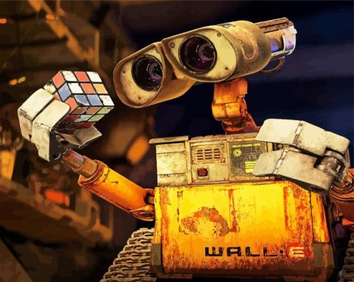 Walle Robot paint by numbers