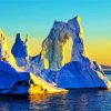 West Greenland Iceberg Paint By Number