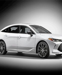White Toyota Avalon paint by numbers