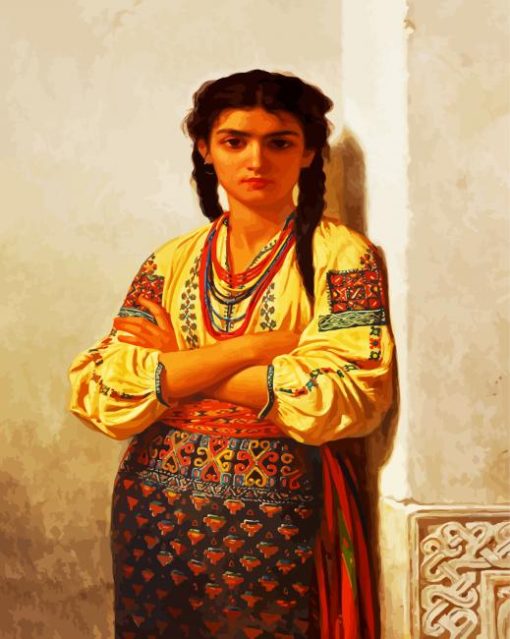 Young Amazigh Girl paint by numbers